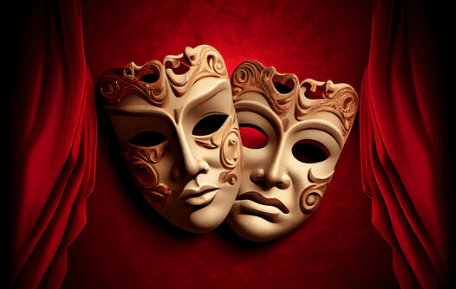 Clip Art:9_G7j57fufu= Drama Masks